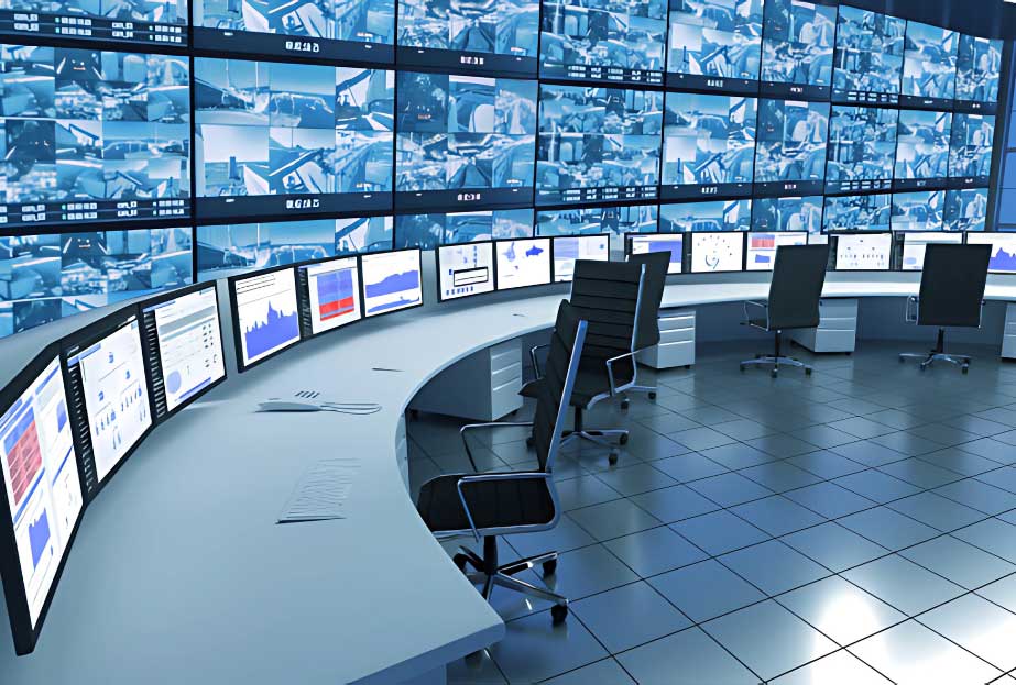 24/7 monitoring center with professional staff
